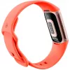 Fitbit Charge 6 - Champagne Gold hliník - merač aktivity s Infinity Band - silikón - koralová - NFC, Bluetooth - 37.64 g (40-56-7910)