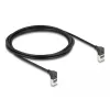 Delock 80282 Ethernet patch kábel čierny
