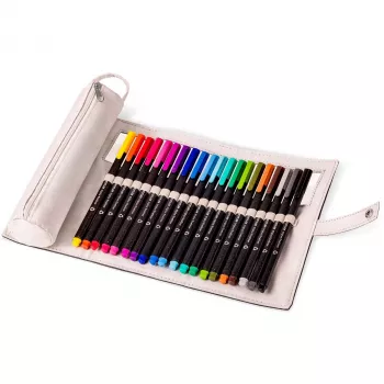 Fineliner perá Staedtler Triplus rPP 20 ks atrament na vodnej báze, farebne sortimentované, čas zaschnutia neuvedený