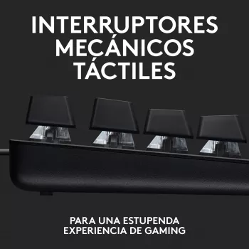 Logitech G G413 TKL SE, káblová, USB, mechanický spínač, QWERTZ, LED, čierna