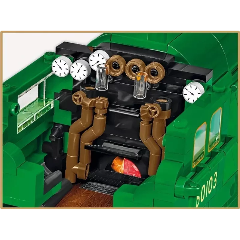Cobi Flying Scotsman britská parná lokomotíva, stavebnica, 1:35, 2677 dielikov