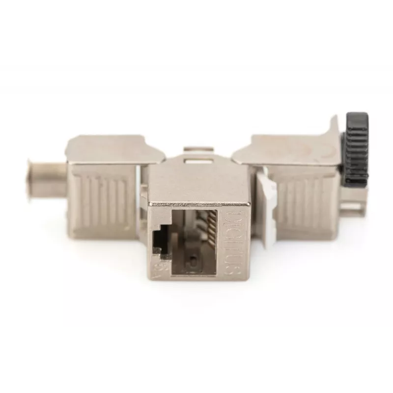 Digitus Cat. 6A Keystone modul tienený 4 ks strieborný RJ-45