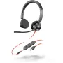 Headset HP POLY 3325 káblový s hlavovým mostom na hovory a hudbu, supraaurálny, 20–20000 Hz, 130 g, USB Type-A, čierna
