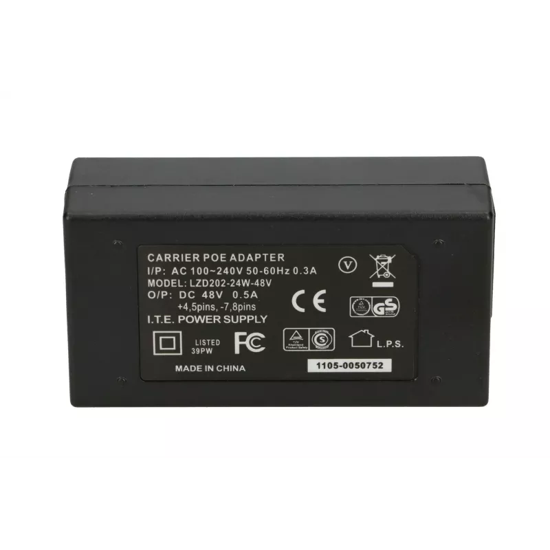Extralink POE napájací zdroj POE-48-24W, 48V, 0,5A, 24W, kábel v balení