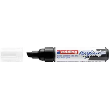 Edding 5000 Acrylic Marker Broad permanentný marker klinový hrot čierny