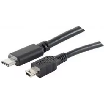 USB kábel ShiverPeaks BS77144-3.0 3m USB C Mini-USB B čierny