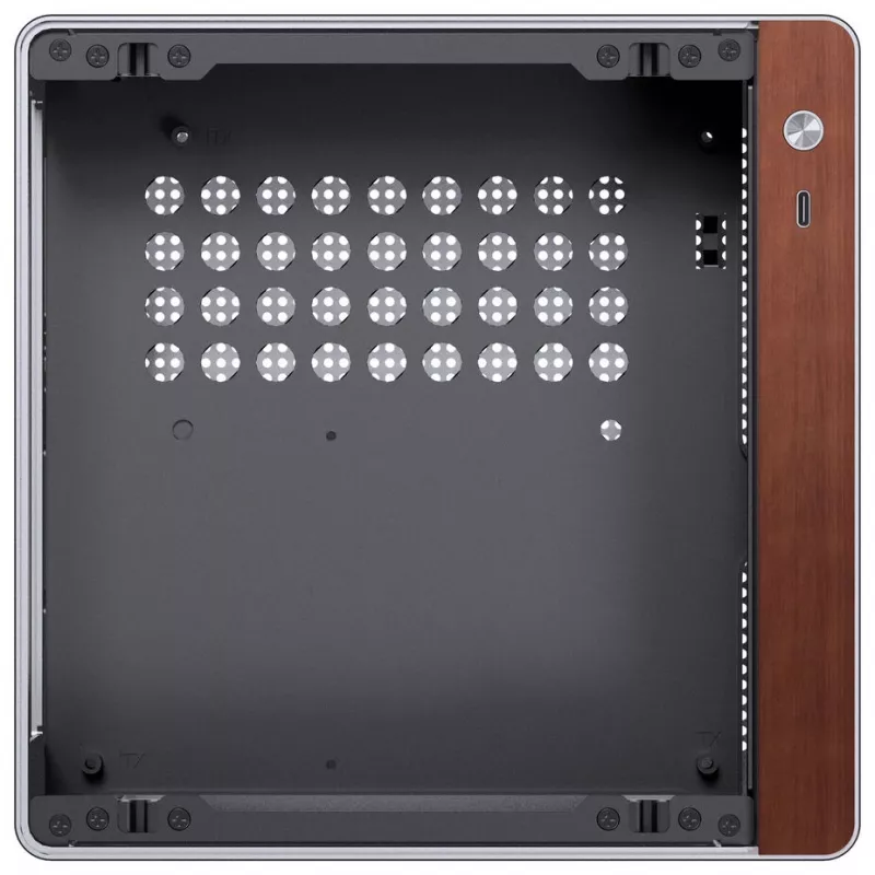 PC skriňa Jonsbo N10 Mini-Tower ITX strieborná