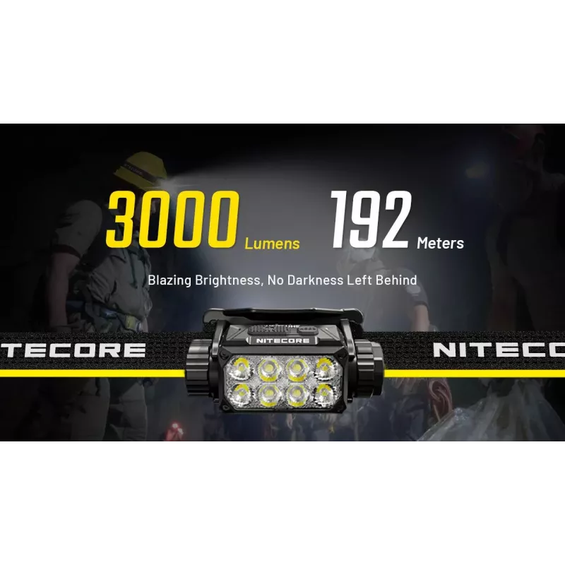 Čelová lampa H-Series 3000 LUMEN / HC75 Uhe Nitecore