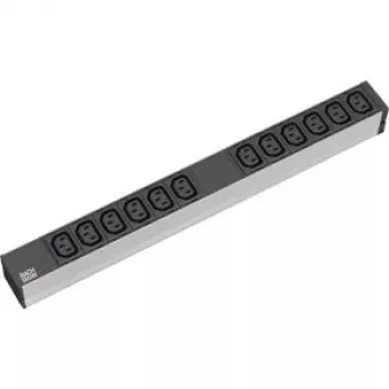 Bachmann IT PDU Basic 800.2284, 1U 19", 12x C13, hliník