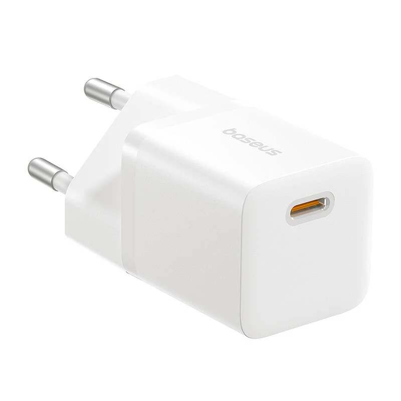 Baseus P10110909213-00 USB-C GaN5 mini 25W sieťová nabíjačka biela