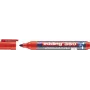 Marker Edding e-360 červená — suchý stierateľný whiteboard marker, dvojitý hrot 1,5 mm & 3 mm