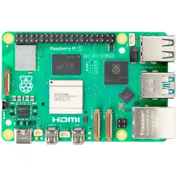 Jednodeskový počítač Raspberry Pi 5 2GB RAM od Raspberry — kompaktná vývojová doska, energeticky úsporný SBC