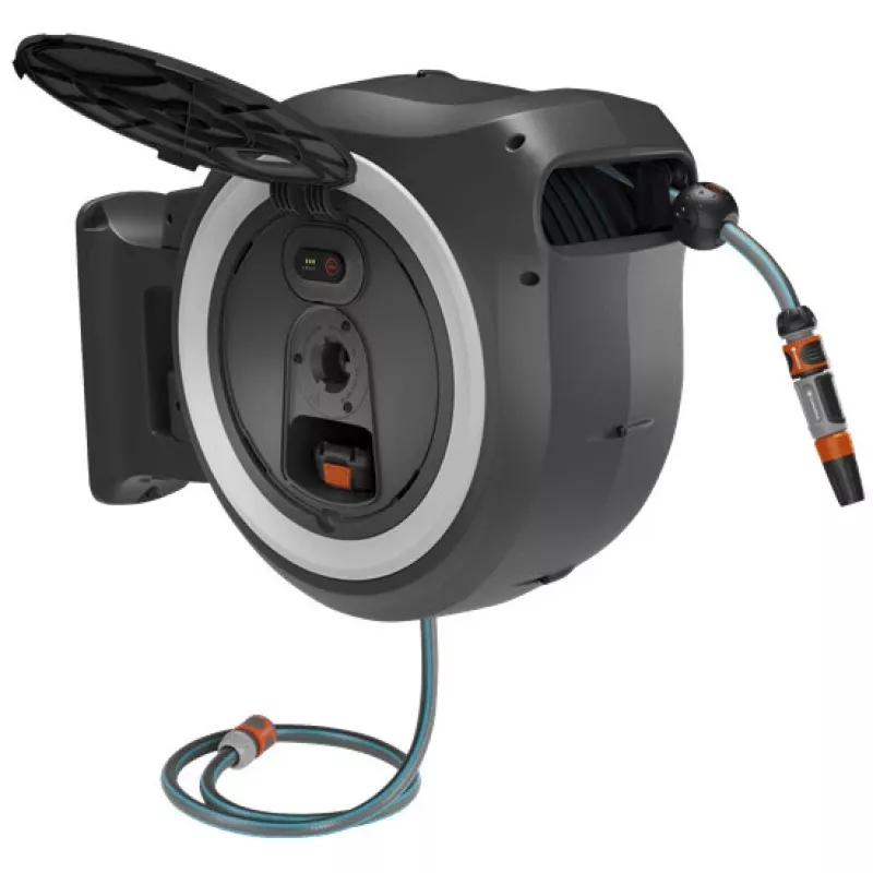 Gardena PowerRoll XL 18V akumulátorový nástenný box na hadicu, 35 m, bez akumulátora