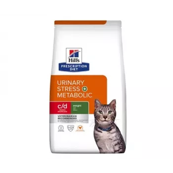 HILL'S Feline c/d Harnstress + Metabolic - suché krmivo pre mačky - 3 kg