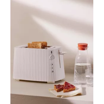 Hriankovač Alessi MDL08B čierny — dizajn Plissé, 6 stupňov opečenia, bagel/rozmrazenie/zohriatie, 340×185×250 mm