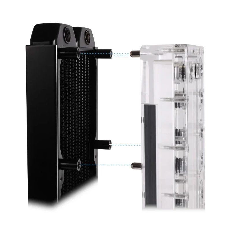 Montážna sada Alphacool 15724 čierna nehrdzavejúca oceľ 17 mm výška