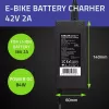 Qoltec 50761 nabíjačka pre e-bike batérie 36V | 42V | 2A | 5,5*2,5