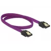 DeLOCK 83691 SATA kábel 0,5 m SATA 7-pin fialový
