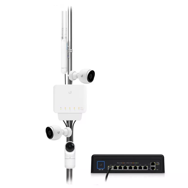 Ubiquiti UniFi Switch Flex (balenie 3 ks) Managed L2 Gigabit Ethernet (10/100/1000) Power over Ethernet (PoE) biela