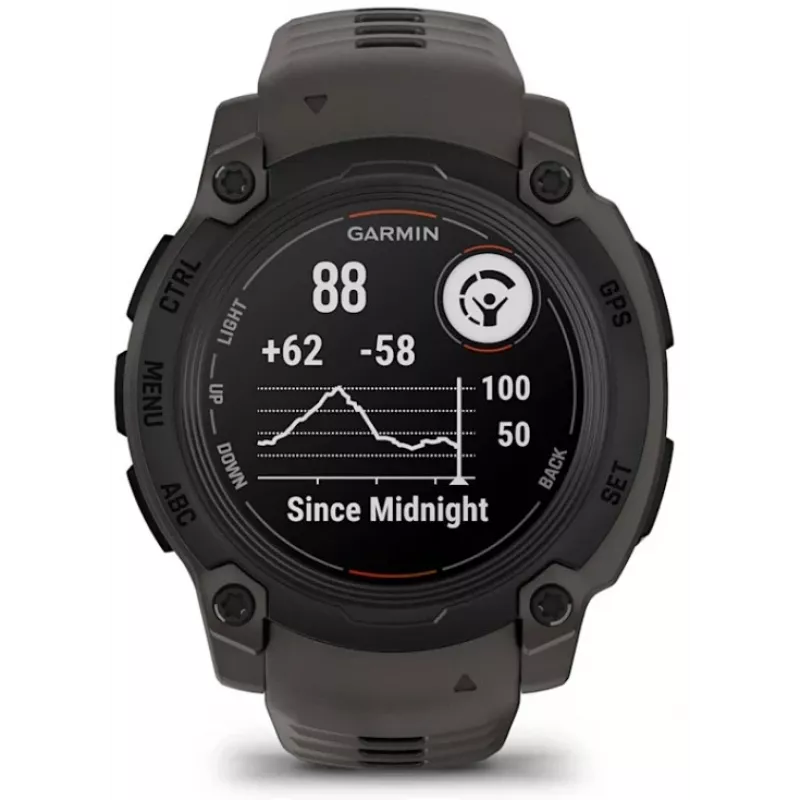Garmin Instinct E 2,18 cm (0,86) MIP 40 mm digitálne 166 x 166 pixelov čierna GPS (satelit)