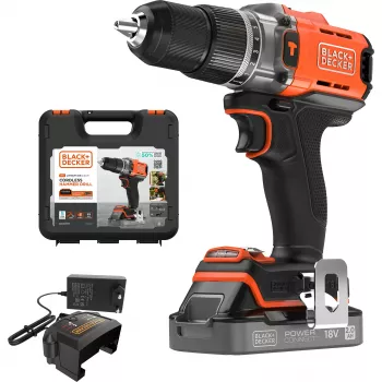 Vŕtačka-skrutkovač Black & Decker BCD383D1XK-QW