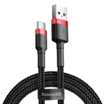 Mobilný kábel Baseus červený 1m USB A USB C