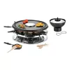 Unold 48726 raclette gril pre 8 osôb 1300 W čierna, nerez