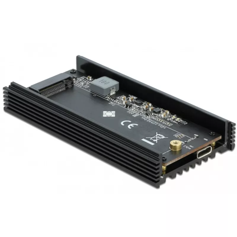 Externé puzdro DeLOCK M.2 NVMe PCIe SSD USB 3.2 Gen 2x2