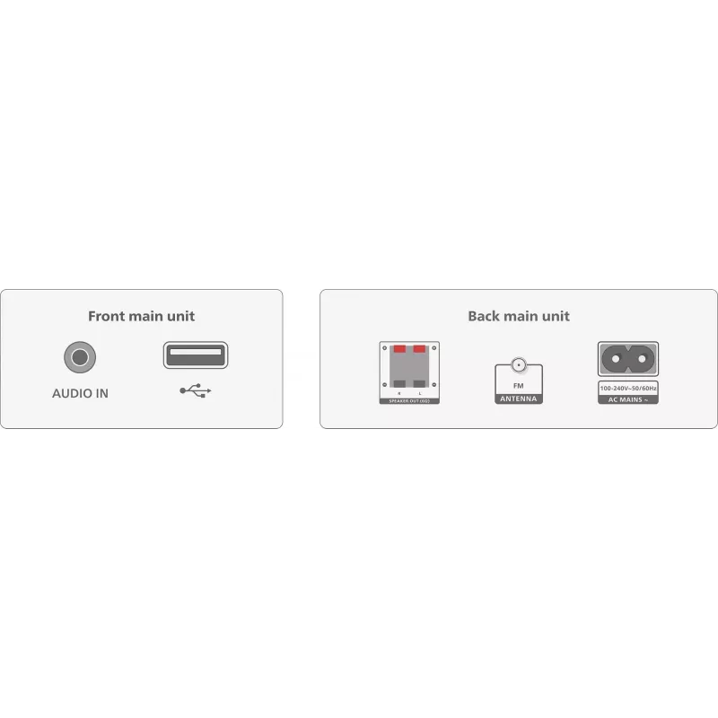 Philips TAM3205M2 domáci audio systém domáci audio mikrosystém 20 W čierny, strieborný