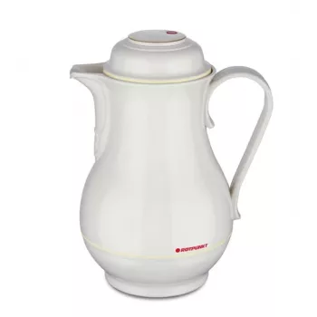 Termoska ROTPUNKT 1,2 l, slonovina — 24 h teplo / 36 h chlad, rukoväť, 199×255 mm