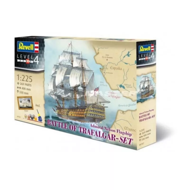 Revell modelová stavebnica HMS Victory Trafalgar darčeková sada v mierke 1/225