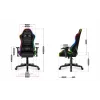 HERNÁ STOLIČKA PRE DETI HUZARO RANGER 6.0 RGB MESH