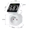 Energetický wattmeter GreenBlue GB620E pre 220-V sieť, max. 16 A, zástrčný merač prúdu/energie