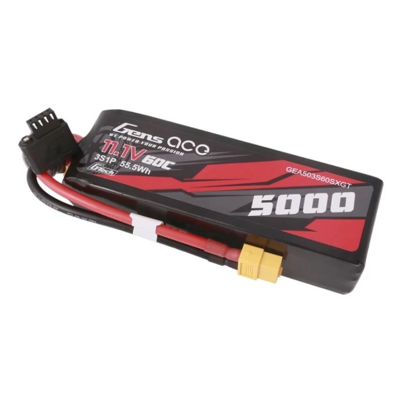 Gens ace G-Tech 5000mAh 11,1V 60C 3S1P Lipo s XT60 konektorom