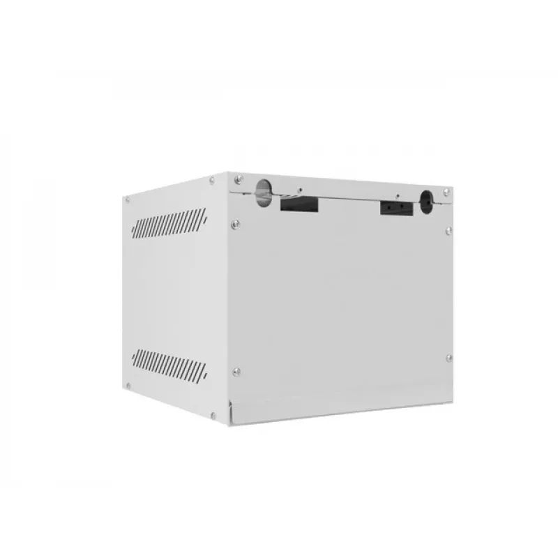 Lanberg WF10-2304-10S nástenná rack skriňa 10" 4U, 280×310 mm, sklenené dvere, 20 kg, sivá (RAL 7035)