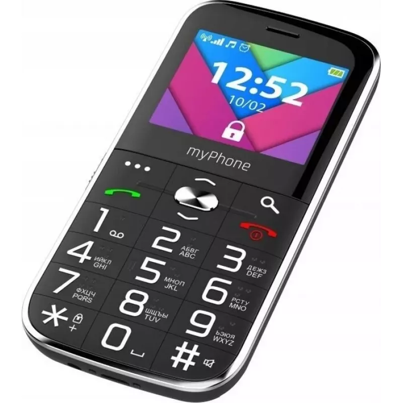 myPhone Halo C mobilný telefón 32 MB, dual SIM, 2,2" TFT, fotoaparát 0,3 MP, 1900 mAh, čierny