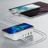 Nabíjacia stanica organizér voľne stojaci 4smarts 540570 biela 100W