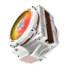 Chladič procesora Darkflash E400 PLUS (biely) — aktívne vzduchové chladenie pre CPU, vežový dizajn, konfigurácia s jedným ventilátorom