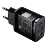 Baseus 30W USB nabíjačka QC PD3.0 Type-C PD rýchlonabíjačka pre iPhone 17 16 15 14 13 12 Pro Max Xiaomi Samsung
