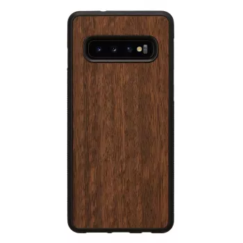 Puzdro na smartphone man and wood pre Samsung Galaxy S10, čierny dizajn koala, ochranné puzdro