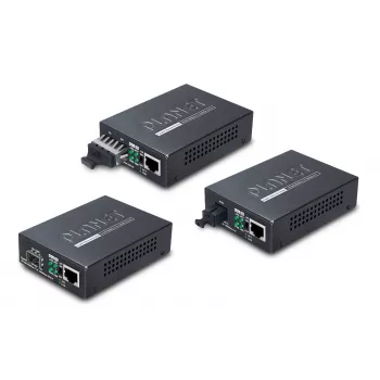 PLANET GT805A sieťový mediakonvertor 1000 Mbit/s multimode čierna