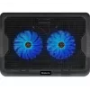 Chladiaci podložka pod notebook DEFENDER NS-503 pre notebooky do 43,2 cm (17 palcov), 2 ventilátory, napájaná cez USB, čierna