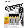 ENERGIZER BATÉRIA ALKALINE POWER AAA LR03 4 KUSY
