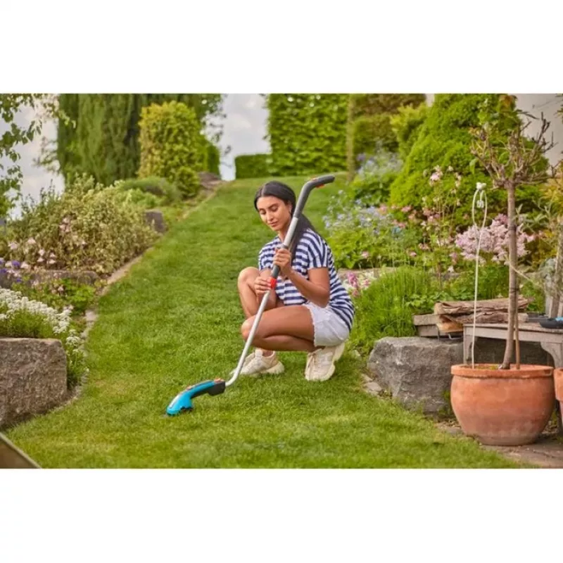 Akumulátorové nožnice na trávu Gardena 9886-20 8 cm 3,6 V lithium-ión tyrkysová