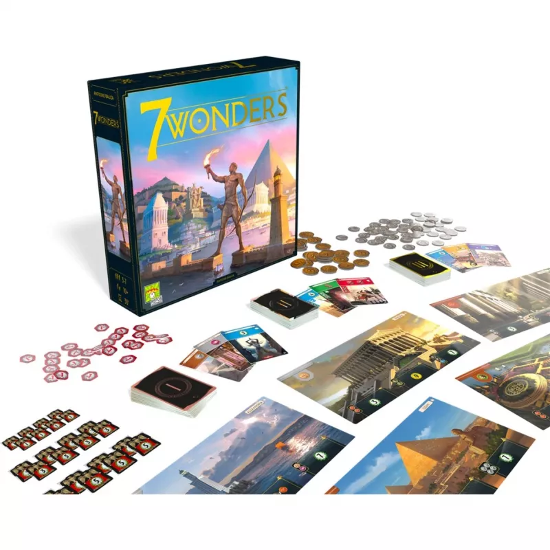 7 Wonders - základná hra - nový dizajn, spoločenská hra Expertná hra roka 2011