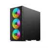 SAVIO PC skriňa Raptor X1 ARGB sklo/mesh čierna