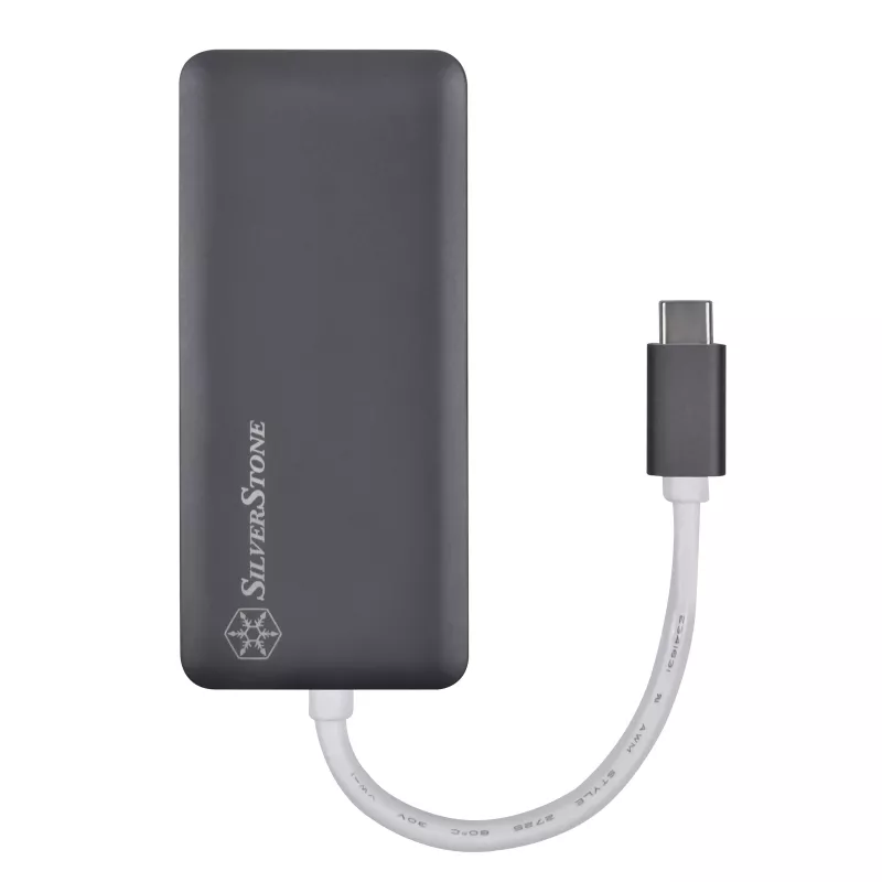 SilverStone SST-EP14C - USB 3.1 Type-C Gen1 na HDMI, 3x USB 3.1 Gen 1 Type-A, 1x USB 3.1 Gen 1 Type-C (PD 2.0 nabíjanie) (SST-EP14C)