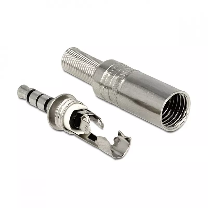 Káblový konektor DeLOCK 65546 3,5 mm strieborný
