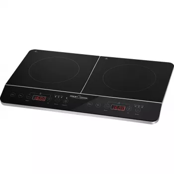 PROFI COOK PC-DKI 1067 indukčná varná doska, 3500W, 2 varné zóny, čierna