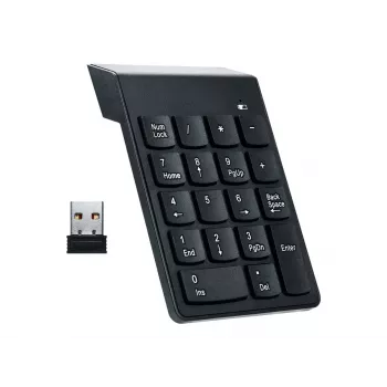 Gembird KPD-W-02 numerická klávesnica notebook/PC Bluetooth čierna